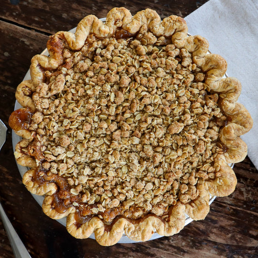 Bourbon Pear Crumble