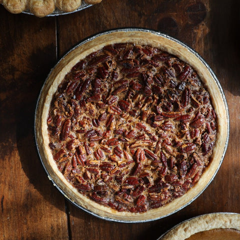 Bittersweet chocolate pecan whole pie