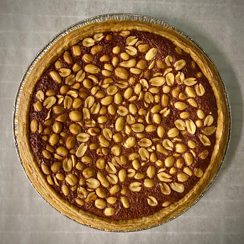 Peaconut pie by Four & Twenty Blackbirds nyc pie shop made with peanuts and coconut