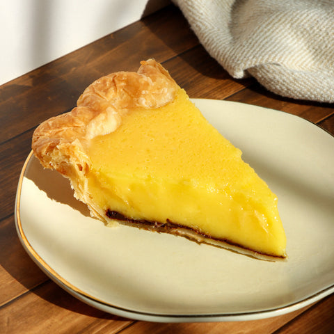 Slice of Black Bottom Lemon pie from Four & Twenty Blackbirds