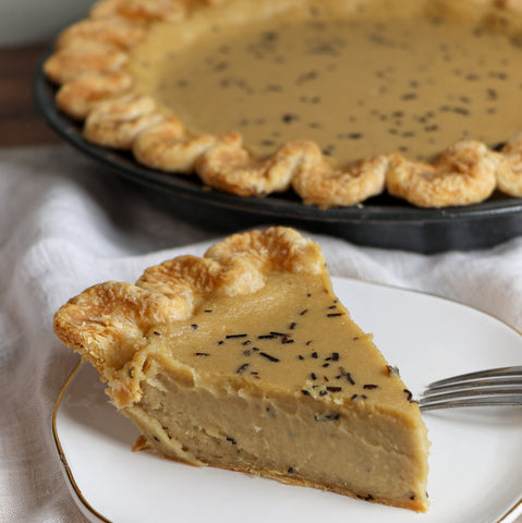 January Pie of the Month: Hojicha Custard