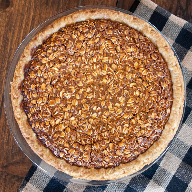 Black Bottom Oat pie