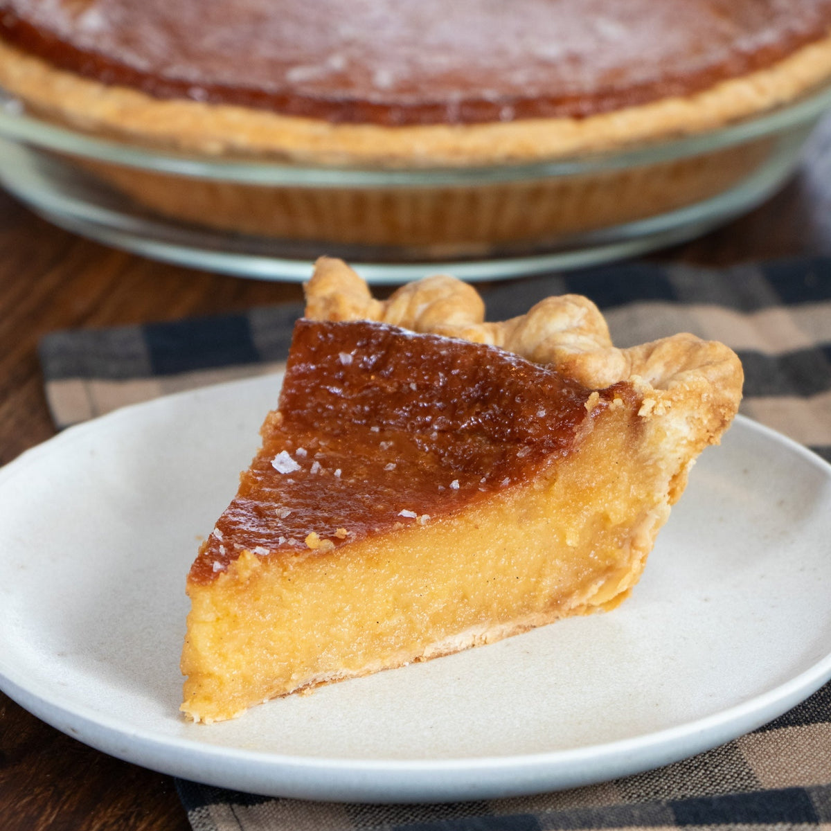 A slice of Salty Honey pie from Four & Twenty Blackbirds