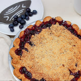 Blueberry Lavender Streusel Pie from Four & Twenty Blackbirds