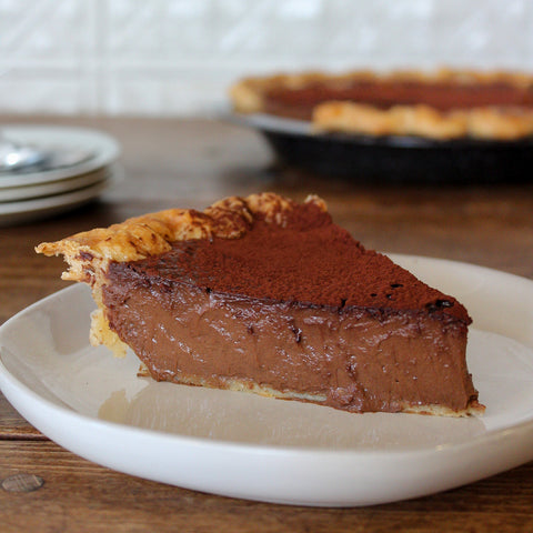 A slice of Chocolate Julep pie from Four & Twenty Blackbirds