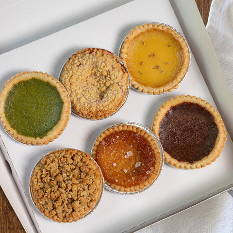 Box of six assorted mini pies for Mother's Day from Four & Twenty Blackbirds