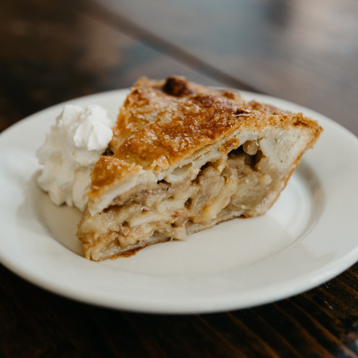 Slice of Salted Caramel Apple pie from Four & Twenty Blackbirds