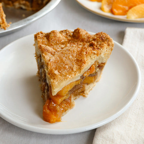 Peach pie from Four & Twenty Blackbirds