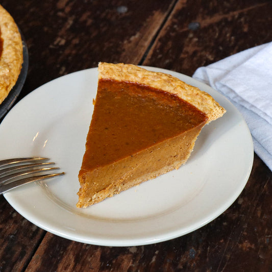 A slice of Brown Butter Pumpkin pie from Four & Twenty Blackbirds. 